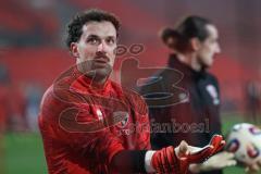 3. Liga; FC Ingolstadt 04 - MSV Duisburg; vor dem Spiel Torwart Kai Eisele (25, FCI)