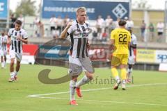 Toto Pokal; FC Memmingen - FC Ingolstadt 04, 2. Runde; Tor Jubel Treffer 0:2 Lars Lokotsch (13, FCI) Dominik Dewein (22 FCM)