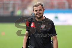 3. Liga; SpVgg Unterhaching - FC Ingolstadt 04; vor dem Spiel Co-Trainer Fabian Reichler (FCI)