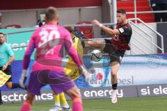 3.Liga - Saison 2023/2024 - FC Ingolstadt 04 -  1. FC Saarbrücken - Ryan Malone (Nr.16 - FCI) - Foto: Meyer Jürgen