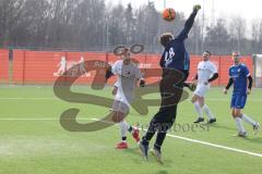 AUDI - Schanzer Amateur Cup - Finale- Saison 2024/25 - SV Hundszell - SV Menning - Der 3:1 Führungstreffer Lukas Conradi weiss Hundszell - Eric Jung Torwart Menning - jubel - Foto: Meyer Jürgen