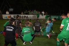 Kreisliga - Saison 2023/24 - Relegation zur BZL - FC Gerolfing - SV Aschau - Jubel nach dem Spiel - Gerolfing steigt in die BZL auf - Foto: Meyer Jürgen