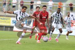 Toto Pokal; FC Memmingen - FC Ingolstadt 04, 2. Runde; Fredrik Carlsen (8, FCI) Tor Jubel Treffer