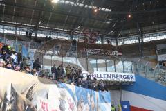 3. Liga - Saison 2025/26 - Hansa Rostock - FC Ingolstadt 04  -  mitgereiste Fans -  - XXXXX - Foto: Meyer Jürgen
