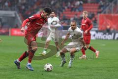 3. Liga; FC Ingolstadt 04 - TSV 1860 München; Ognjen Drakulic (30, FCI) Rittmüller Marvin (29 TSV)