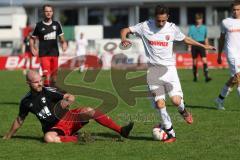 Kreisklasse - Saison 2024/25- TSV Gaimersheim II - SV Buxheim-  - Nico Duschek weiss Buxheim - Moritz Heckl schwarz Gaimersheim - Foto: Meyer Jürgen