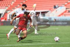3. Liga; FC Ingolstadt 04 - 1. FC Schweinfurt 05; Zweikampf Kampf um den Ball Marcel Costly (22, FCI) Celebi Ekin (11 S05)
