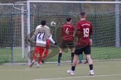 Bezirksliga - Saison 2024/25 - FC Fatih Ingolstadt - SpVgg Kammerberg -  Der 1:0 Führungstreffer durch - David Meier (Nr.14 - FC Fatih) - jubel - Haris Cehic Torwart Kammerberg - Daniel Seybold rot Kammerberg #4 - Foto: Meyer Jürgen