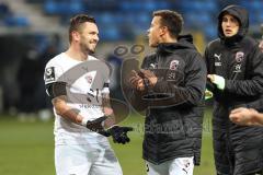 3. Liga; SV Waldhof Mannheim - FC Ingolstadt 04 - Spiel ist aus unentschieden 1:1 Pascal Testroet (37, FCI) Marcel Costly (22, FCI)