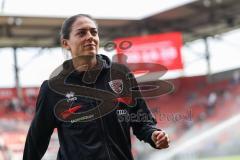3. Liga; FC Ingolstadt 04 - 1. FC Schweinfurt 05; vor dem Spiel Cheftrainerin Sabrina Wittmann (FCI)