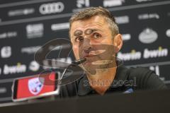 3. Liga; FC Ingolstadt 04 - TSV 1860 München; Pressekonferenz Interview Cheftrainer Michael Köllner (FCI)