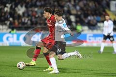 3. Liga; SSV Ulm - FC Ingolstadt 04; Dennis Kaygin (10, FCI) Brandt Max (23 Ulm)