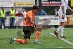 Toto-Pokal; SV Hutthurm - FC Ingolstadt 04; Arian Llugiqi (25, FCI) Torchance verpasst, ärgert sich