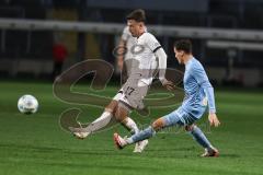 Toto-Pokal 2024; TürkGücü München - FC Ingolstadt 04; Max Besuschkow (17, FCI) Sejdovic, Emir (TGM)