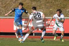 2.BL; Testspiel; FC Ingolstadt 04 - FC Wacker Innsbruck; Florian Pick (26 FCI) Clemens Hubmann (Wacker)
