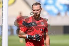 3. Liga; 1. FC Saarbrücken - FC Ingolstadt 04 - vor dem Spiel Torwart Marius Funk (1, FCI)