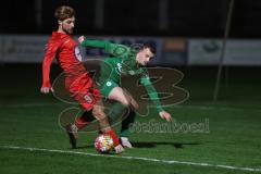 Landesliga - Saison 2024/25 - SV Manching - TSV Dachau - Ralf Schröder (Nr.21 - SV Manching) - Barin Berkant rot Dachau - Foto: Meyer Jürgen