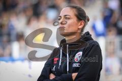 3. Liga; 1. FC Saarbrücken - FC Ingolstadt 04 - vor dem Spiel Cheftrainerin Sabrina Wittmann (FCI)