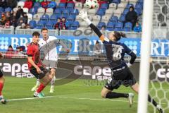 3. Liga; SV Wehen Wiesbaden - FC Ingolstadt 04; Sebastian Grönning (11, FCI) Schuß Tor Jubel Treffer Nink Ben (37 SVWW) Torwart Stritzel Florian (16 SVWW) keine Chance