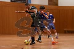 Hallenturnier Gaimersheim - Saison 2025/26 - TSV Gaimersheim - DJK Ingolstadt - Nicolae Nechita schwarz Gaimersheim - Vincent Amann blau DJK - Foto: Meyer Jürgen