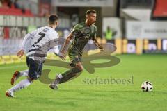 3. Liga; SV Sandhausen - FC Ingolstadt 04; Marcel Costly (22, FCI) Fehler Stanislav (7 SVS)