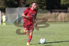 Kreisklasse - Saison 2023/2024 -SV Zuchering - SV Oberstimm - Lukas Högele rot Zuchering - Foto: Meyer Jürgen