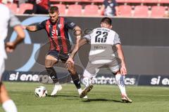 3. Liga; FC Ingolstadt 04 - Rot-Weiss Essen; Yannick Deichmann (20, FCI) Rios Alonso José-Enrique (23 RWE)