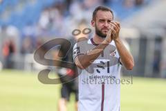 3. Liga; 1. FC Saarbrücken - FC Ingolstadt 04 - Sieg Jubel Freude Spieler bedanken sich bei den Fans David Kopacz (29, FCI)