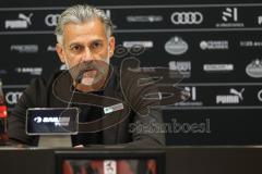 3. Liga; FC Ingolstadt 04 - TSV 1860 München; Pressekonferenz Interview Cheftrainer Maurizio Jacobacci (TSV)