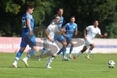 Kreisliga - Saison 2024/25- TSV Ober./Unterh.stadt - SV Hundszell-  - David Polster weiss Oberh.stadt - Johannes Rindlbacher blau Hundszell - Foto: Meyer Jürgen