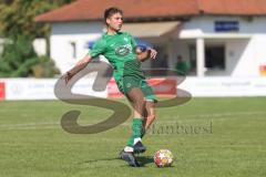 Landesliga - Saison 2024/25 - SV Manching - TSV Schwabmünchen - Simon Berger (Nr.5 - SV Manching) - XXXXX - Foto: Meyer Jürgen