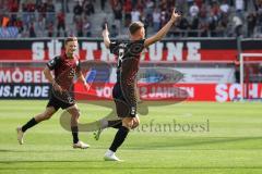 3. Liga; FC Ingolstadt 04 - SSV Ulm 1846; Tor Jubel Treffer Benjamin Kanuric (8, FCI) Moritz Seiffert (23, FCI)