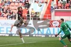 3. Liga; FC Ingolstadt 04 - SC Verl; Ausgleich Sebastian Grönning (11, FCI) Tor Jubel Treffer 1:1, Kammerbauer Patrick (8 SCV) Torwart Schulze Philipp (1 SCV)