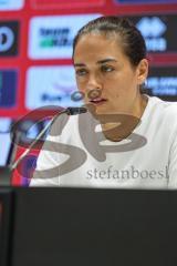 3. Liga; FC Ingolstadt 04 - Alemannia Aachen; Pressekonferenz Interview Cheftrainerin Sabrina Wittmann (FCI)