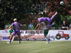 Testspiel - Saison 2026/27 - VFB Eichstätt - FC Ingolstadt 04 - Georgios Antzoulas (Nr.6 - FCI) - Pascal Schittler (Nr.32 - VFB Eichstätt) - Foto: Meyer Jürgen