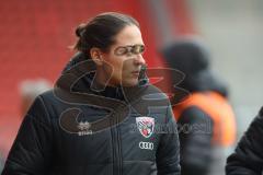 3. Liga; FC Ingolstadt 04 - TSV Havelse; vor dem Spiel Cheftrainerin Sabrina Wittmann (FCI)