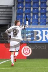 3. Liga; SV Wehen Wiesbaden - FC Ingolstadt 04; Tor Jubel Treffer Benjamin Kanuric (8, FCI) 0:1