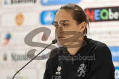 3. Liga; Rot-Weiss Essen - FC Ingolstadt 04; Interview Pressekonferenz Cheftrainerin Sabrina Wittmann (FCI)