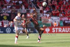 DFB-Pokal; FC Ingolstadt 04 - 1. FC Kaiserslautern; Marcel Costly (22, FCI) Zweikampf Kampf um den Ball