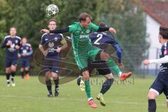 Kreisklasse - Saison 2025/26- TSV Etting - TSV Lenting - Arianit Racaj grün Lenting - Christian Redl blau Etting - Foto: Meyer Jürgen