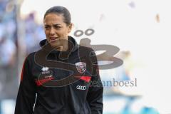 3. Liga; MSV Duisburg - FC Ingolstadt 04; vor dem Spiel Cheftrainerin Sabrina Wittmann (FCI)