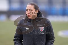 3. Liga - Saison 2025/26 - Hansa Rostock - FC Ingolstadt 04  - Cheftrainerin Sabrina Wittmann (FCI) vor dem Spiel - XXXXX - Foto: Meyer Jürgen