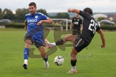 Bezirksliga - Saison 2024/25- TSV Gaimersheim - SV Untermenzing - Hakan Düzgün (Nr.25 - TSV Gaimersheim) - Maximilian Kriebel blau Untermenzing - Foto: Meyer Jürgen