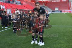3. Liga - Saison 2024/25 - FC Ingolstadt 04 - SV Wehen Wiesbaden - Verabschiedung - Pascal Testroet (Nr.37 - FCI)  - Foto: Meyer Jürgen