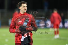 3. Liga; 1. FC Schweinfurt 05 - FC Ingolstadt 04; vor dem Spiel Torwart Kai Eisele (25, FCI)