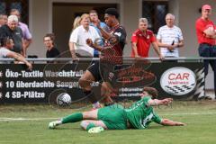 Testspiel; 3. Liga; VfB Eichstätt - FC Ingolstadt 04; Zweikampf Kampf um den Ball David Udogu (47, FCI) gegen Johannis Zimmermann VfB