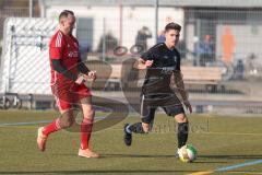 Bezirksfreundschaftsspiel - Saison 2024/25- TSV Gaimersheim - TSV Allershausen - Nico von Swiontek Brzezinski (Nr.17 - TSV Gaimersheim) - Maciej Machi rot Allershausen - Foto: Meyer Jürgen