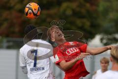 2023_10_21 - Saison 2023/24 - A-Junioren - FC Ingolstadt 04 - TSG 1899 Hoffenheim - Plath Max rot FCI - Wagner Ricardo weiss Hoffenheim - Foto: Meyer Jürgen