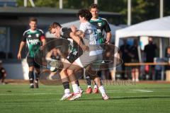 Bezirksliga - Saison 2026/27- TSV Gaimersheim - FC Gerolfing - Gabriel Weiß (Nr.32 - TSV Gaimersheim) - Giulio Conti (Nr.5 - FC Gerolfing) - Foto: Meyer Jürgen