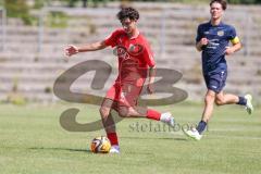 A - Junioren Bundesliga -  Saison 2023/2024 - FC Ingolstadt 04 - FSV Mainz 05 - Berkay Öztürk rot FCI - Foto: Meyer Jürgen